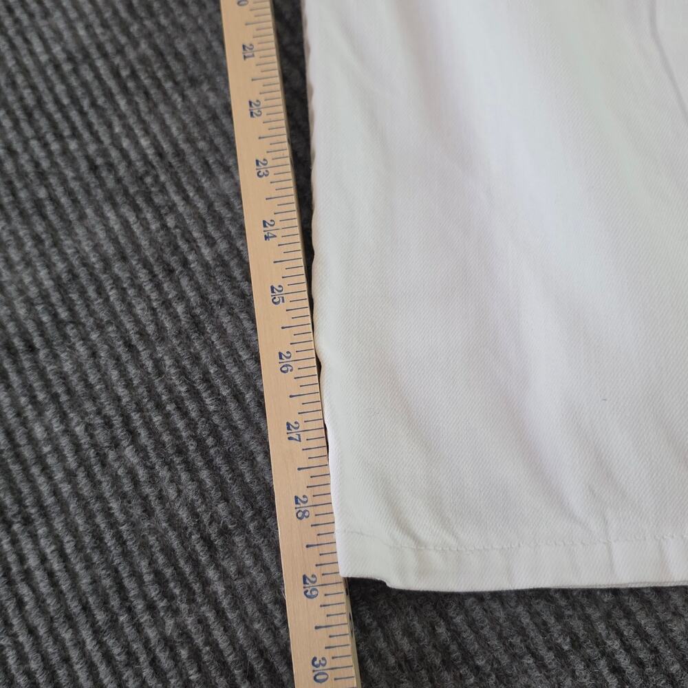 LRL Lauren Ralph Lauren Jeans Co. Women's Size 6 White Denim Boyfriend Fit Jeans - Picture 8 of 8